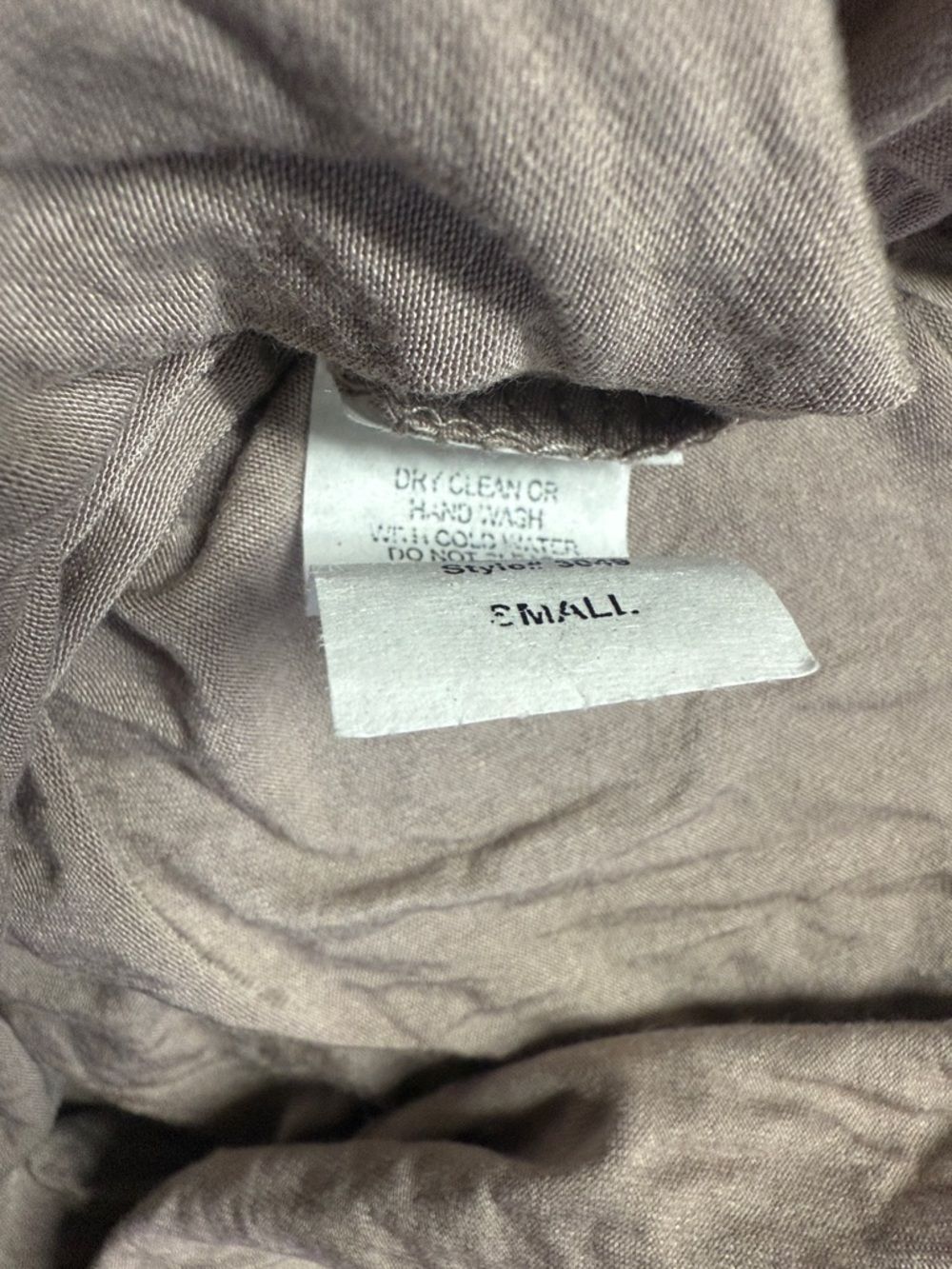 entro Taupe Maxi Skirt - Soft Flowing Layered Waist - Picture 4 of 4